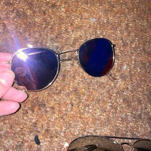 Pink tinted aviators